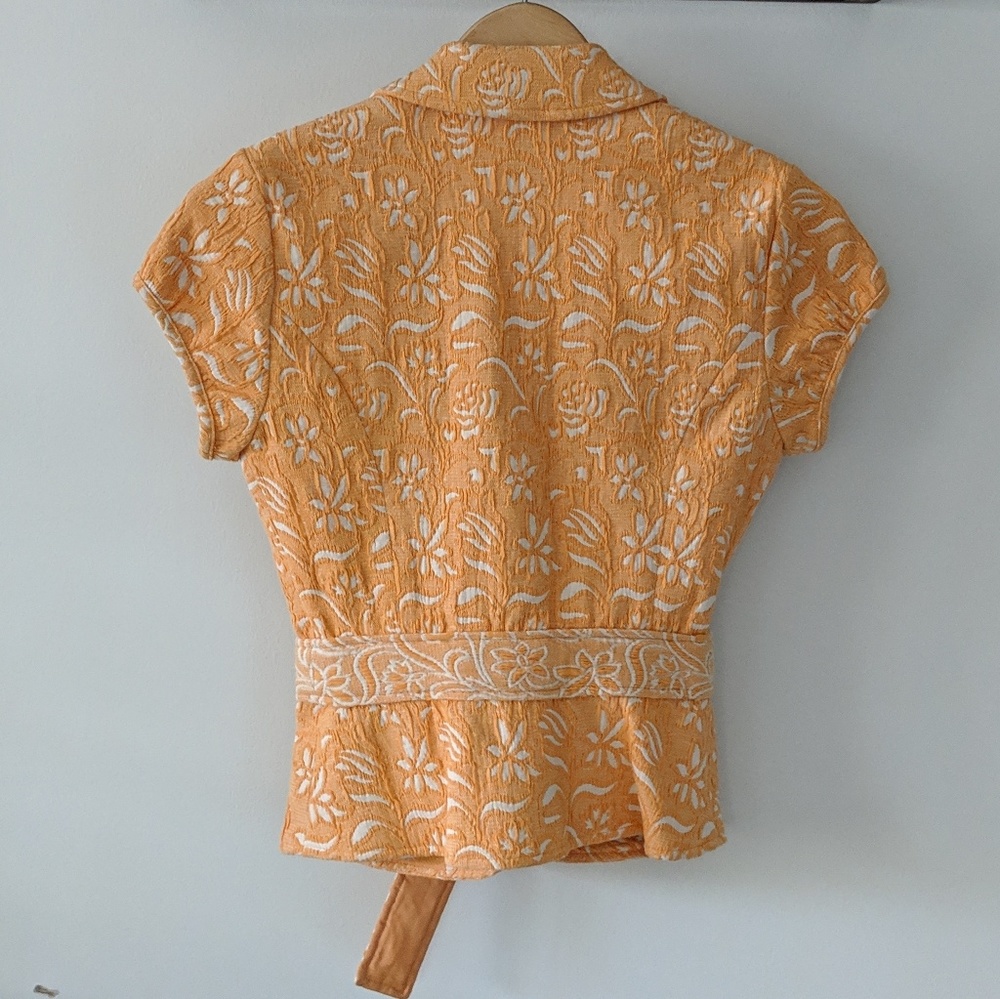 Arden B Springtime Cropped Belted Jacket - Picture 3 of 7